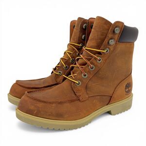 Timberland Men's Elmstead 6" Waterproof Nubuck Leather Boot Brown Size 8